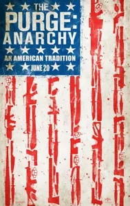 THE PURGE: ANARCHY great original 27x40 D/S movie poster - Picture 1 of 1