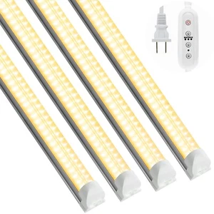 40W T8 4FT 48" LED Grow Lights Full Spectrum for Indoor Plant Lights Hydroponics - Picture 1 of 12