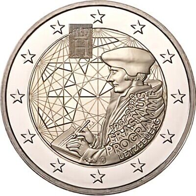 2 Euro Commemorativo Comune Lussemburgo 2022  ERASMUS - • 10.09€
