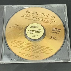 Frank Sinatra Robin And The 7 Hoods 24 KARAT GOLD CD Disc Only Rare - Picture 1 of 10