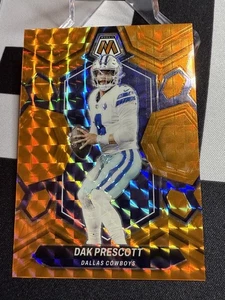 2024 NFL Mosaic Dak Prescott Orange 39/199 Dallas Cowboys Football - Bild 1 von 2