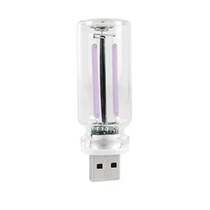 Car Ambient Glass Bottle Purple USB Night Light Touch Switch LED Lighting Bulbs - Picture 1 of 23