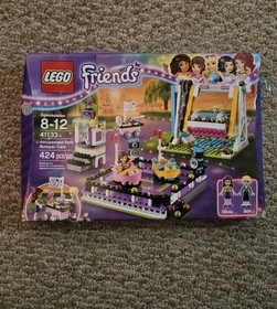 Retired LEGO Friends 41133 Amusement Park Bumper Cars COMPLETE Open Box w Manual