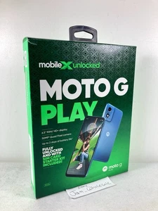 Mobile X Unlocked MOTO G Play Smartphone 6.5" 50MP Unlocked w/ SIM Card Kit NEW! - Picture 1 of 3
