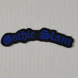 GOTHIC SLAM Band Logo SMALL PATCH Embroidered - Picture 1 of 6