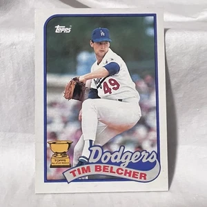 Tim Belcher #456 1989 Topps Los Angeles Dodgers Baseball Card Vintage MLB - Picture 1 of 2