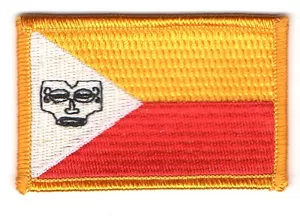 MARQUESAS INSELN FLAGGE AUFNÄHER ABZEICHEN AUFBÜGELN NEU BESTICKT - Bild 1 von 1