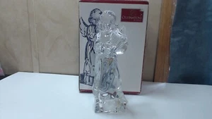 MIKASA LEAD CRYSTAL 8" FIGURINE Angelic Harp GERMANY Herald Collection w/box - Picture 1 of 3
