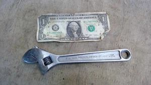 JH WILLIAMS & CO 8" Adjustable Wrench SUPERJUSTABLE Made in USA - Picture 1 of 13