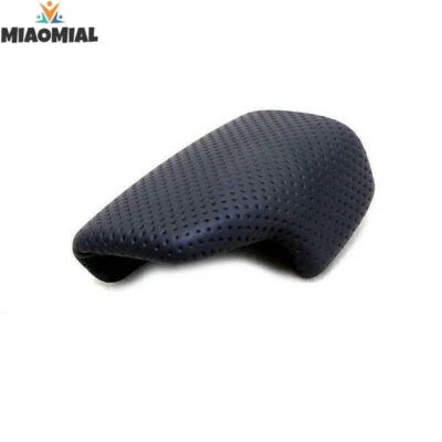 Perforated Leather Gear Shift Knob Cover for Audi 2017-2022 A4 Allroad Q5 LHD - Image 1 of 4