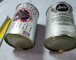 Menge 2 Sailor Jerry Sammlerstücke Öldosen Metall Adler Tasse gewürzter Rum 8 Kugeln 13,5 Unzen - Bild 1 von 6