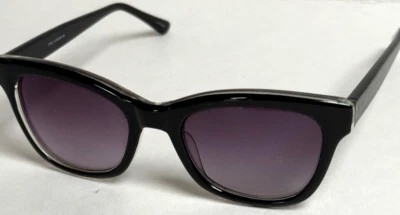 Óculos de sol Ivanka Trump aro chifre preto lente roxa IT030 10 50[]20 - Imagem 1 de 4