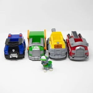 Paw Patrol Rocky Recycle Truck Vehicle Toy Fire Police Construction Spin Master - Picture 1 of 21