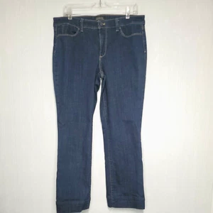Talbot Jeans Damen 12 makellos Five Pocket Bootcut dunkelblau Stretch Mid Rise - Bild 1 von 9