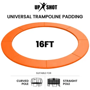 UP-SHOT 16ft Replacement Trampoline Safety Pad Padding Orange - Picture 1 of 9