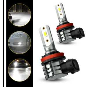 AUXITO 2X H8 H11 H9 Fog Light 6000K White Super Bright LED Driving Bulb CANBUS - Picture 1 of 11