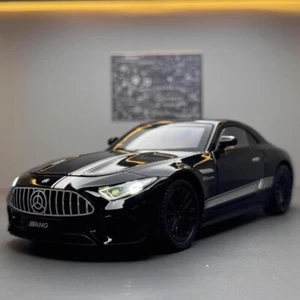 Mercedes Benz SL63 convertible alloy car model black 1:24 - Picture 1 of 8