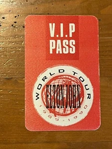 ELTON JOHN Backstage Pass - Original - UNUSED - Bild 1 von 2
