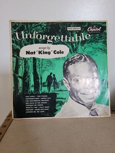 Nat King Cole-Unforgettable-Capitol Records-T 002- Vinyl - Picture 1 of 7