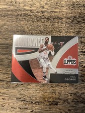 2021-22 Panini Prizm Dominance Paul George Insert Card #7 Clippers Basketball