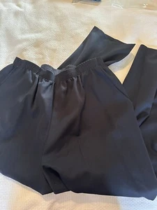 STUDIO WORKS 100% Polyester Pants Navy Blue Size 18W Pockets Elastic Waist - Picture 1 of 9
