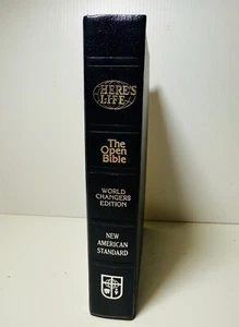 Open Bible Here's Life Edition Nelson 1979 World Changers Edition New American S - Bild 1 von 8