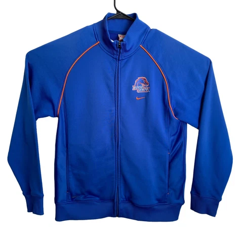 Nike Boise State Broncos Track Jacket Men’s Size L Full Zip Cover