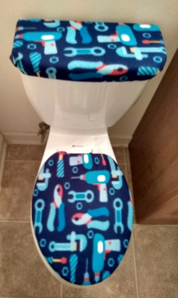 Juego de tapa de inodoro y tapa de tanque Tool Time Construction polar  Foto 1 de 1