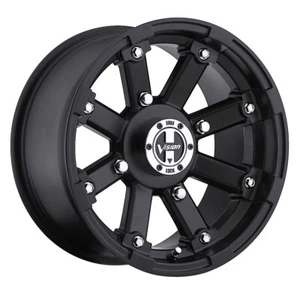 VISION 393 Lock Out ATV Rim 12X7 4x110 Offset 3 Matte Black (Quantity of 4) - Picture 1 of 2