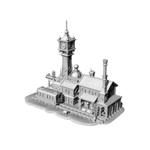 RHMG208 Miniature Ornament For desktop ornament Railway Station 2 - Picture 1 of 3