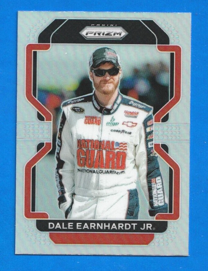 2022 Panini Prizm Racing Nascar DALE EARNHARDT JR. SILVER PRIZM #8 - Image 1 of 1