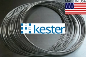 NEW KESTER 3% SILVER .025" .6mm Soldering Wire HIFI-AUDIO LEAD-FREE 2 FEET - Picture 1 of 2