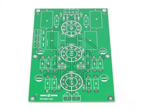 Hifi 12AX7 / 12AU7 Stereo Röhren Vorverstärker blanke Platine Basis auf C22 Vorverstärker Schaltung  - Bild 1 von 5