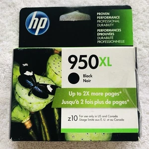 HP 950XL noir haut rendement cartouche d'encre d'origine neuve - une (expirée le 05/2019) - Photo 1/9