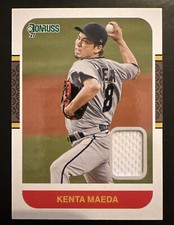 2021 Kenta Maeda Donruss "1987 Retro" Jersey Relic Memorabilia Card- Twins
