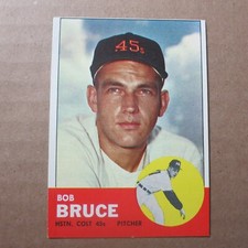 Bob Bruce 1963 Topps #24 Houston Colt .45s NM