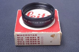 ✅ LEICA, LEITZ MACROTAR CLOSE-UP VIb 16531 GENUINE LENS FILTER W/ BOX 106-1 - Picture 1 of 2