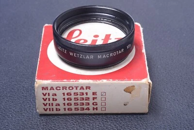 ✅ LEICA, LEITZ MACROTAR CLOSE-UP VIb 16531 GENUINE LENS FILTER W/ BOX 106-1 - Image 1 of 2