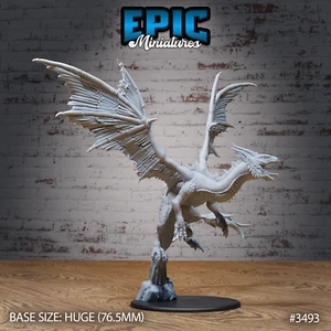 6K Harz 32 mm epische Miniaturen Mirage Drache fliegen (riesig) für D&D, Rollenspiel - Bild 1 von 2