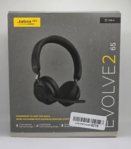 Jabra Evolve2 65 Stereo Wireless Headset (MS Teams, USB-A) - Black - Picture 1 of 7