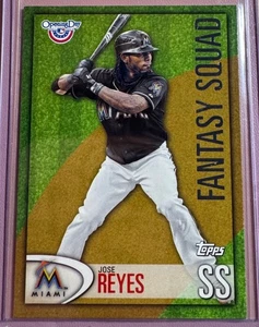2012 Topps Eröffnungstag Jose Reyes Fantasy Squad #FS-9 Miami Marlins MLB - Bild 1 von 2