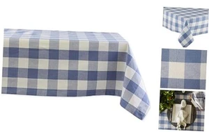 Collezione Buffalo Check, Casale Classico 52" x 52" (Quadrato) Stonewash Blu - Foto 1 di 7