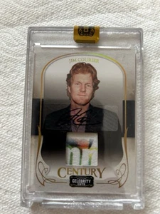 2008 Donruss Americana Celebrity Cuts Jim Courier #41 Auto Patch 11/50 Tennis - Picture 1 of 2