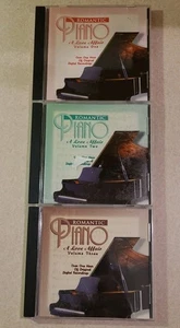 Romantic Piano A Love Affair Volume 123 Very Good Audio CD vol. 1  2 And 3 - Picture 1 of 5