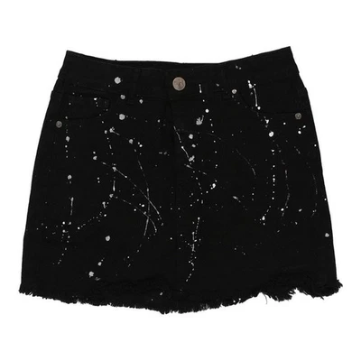 Unbranded Denim Skirt - Small Black Cotton - Image 1 of 4