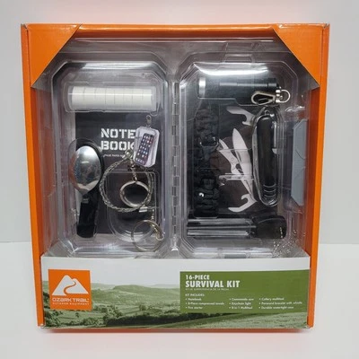 Ozark Trail уличное оборудование 16 предметов выживания набор новый в коробке - Изображение 1 из 4