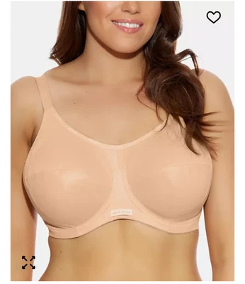 Sujetador deportivo con aros Elomi Full Figure Energiise que absorbe la humedad Foto 1 de 2