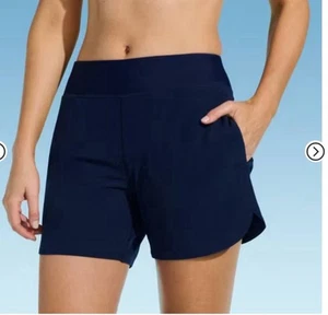 Lands' End Women's 5" UPF 50 Swim Shorts Sz Small - Picture 1 of 2