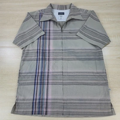 Camisa de Senderismo Y2K Para Hombre M Patagonia Rythym Pastel Cuadros Rayas Ventilada Foto 1 de 4