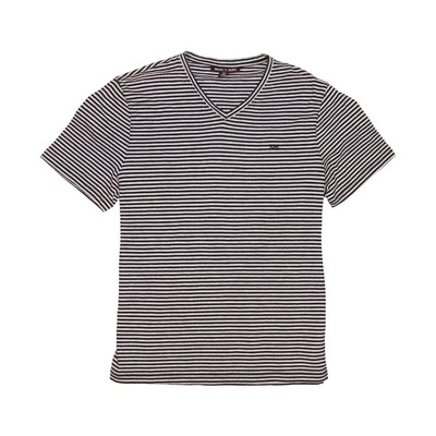 Camiseta Michael Kors Para Hombre Rayas Manga Corta Cuello Redondo (Grande, Negra) $70 Foto 1 de 2